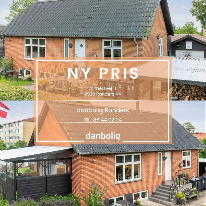 Ny pris på charmerende ejendom i Randers NV fra Danbolig Randers