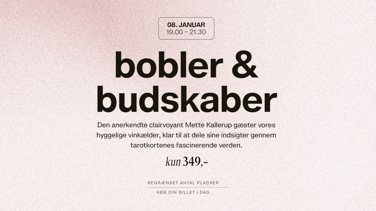 Bobler & budskaber: En aften med clairvoyance og vin i Odense