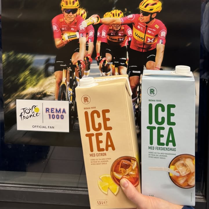 Rema1000 Gærumvej inviterer til Tour de France hygge med iste til særpris