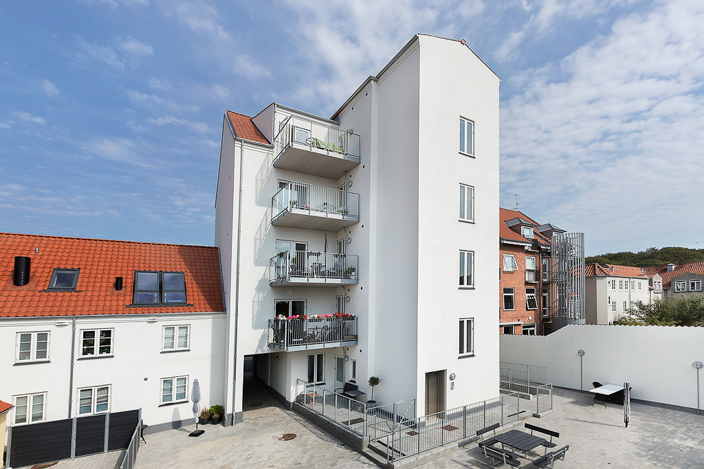 Fantastisk lejlighed med elevator og byudsigt i Randers Midtby