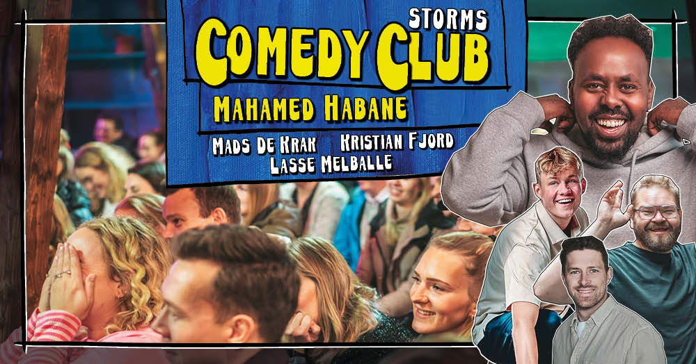 Comedy club i Storms Pakhus: En aften med lattergaranti