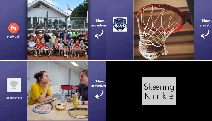 Aktiviteter for unge i Egå den kommende uge: Tennis, basketball, squash og julekoncert
