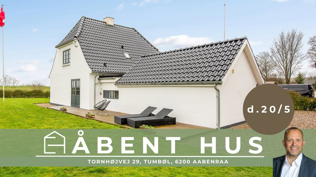 EJENHOLM BOLIG & ERHVERV inviterer til åbent hus på Tornhøjvej 29