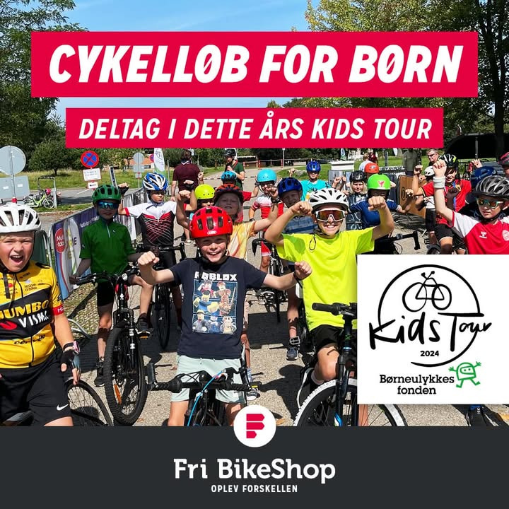 Fri BikeShop Vejle tilbyder halv pris på Kids Tour billetter
