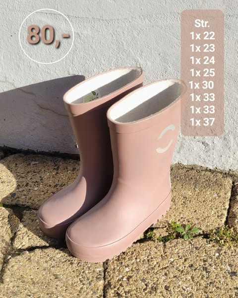 Børneshoppen Brønderslev tilbyder gummistøvler til kun 80 kroner