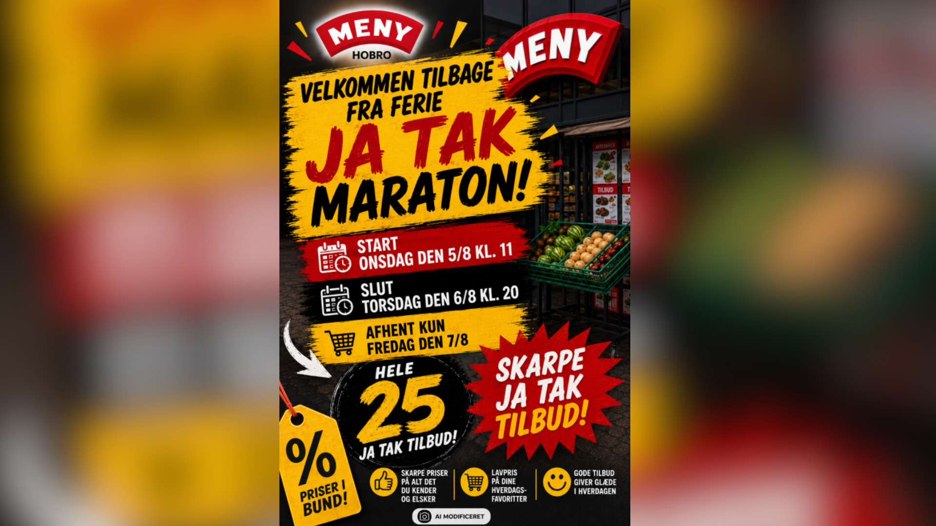MENY Hobro skyder hverdagen i gang med Ja Tak-maraton
