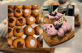 Årets fastelavnsbollefest er skudt i gang hos Aaby-bageren!