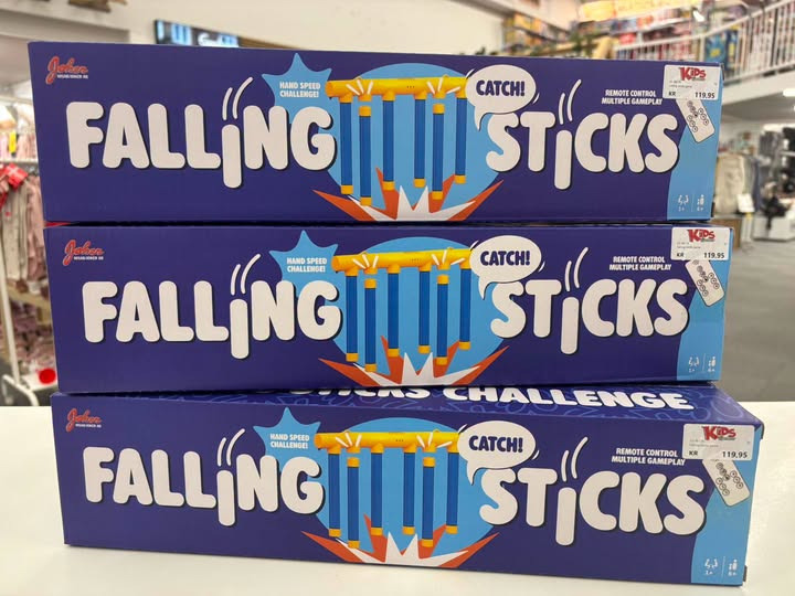 KiDS Coolshop har fået falling sticks i butikken