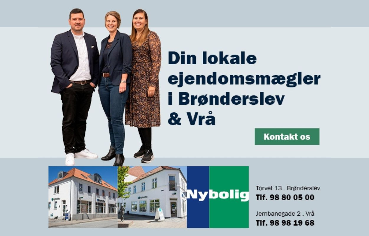 Kom godt i gang med din boligdrøm med Nybolig Brønderslev og Vrå