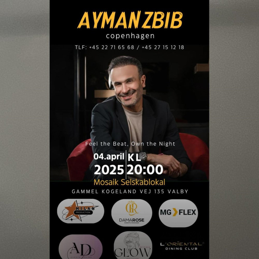 Eksklusiv koncert med Ayman Zbib i Valby