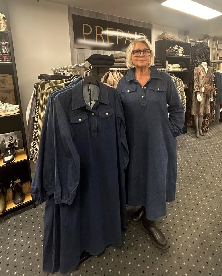 Rosengreen præsenterer: Hanne i den nye denimkjole fra Prepair