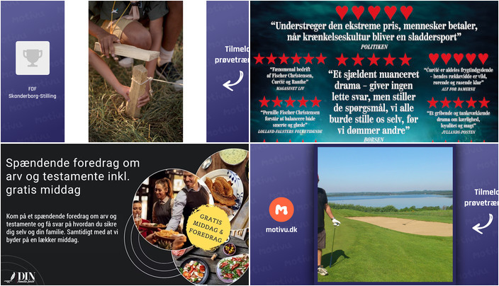 Oplevelser i Skanderborg: Gratis prøvetræninger, kærlighedsdrama i biografen og juridiske foredrag
