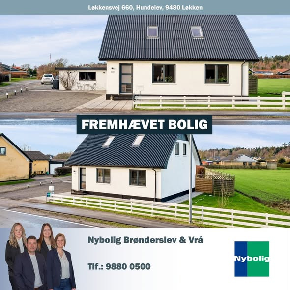 Nybolig Brønderslev & Vrå fremhæver totalrenoveret villa i Hundelev