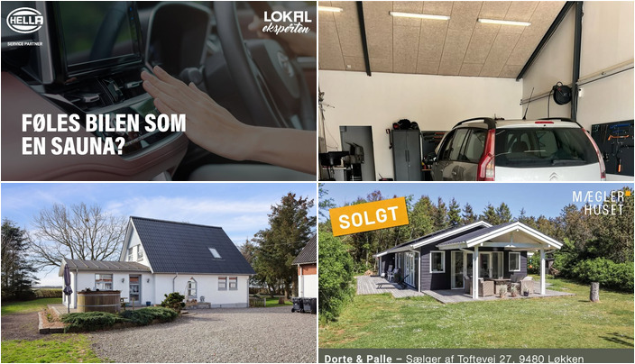 Nyt fra Mæglerhuset Vestkysten I/S, Vittrup Auto Aps, Autogården Løkken og 1 anden