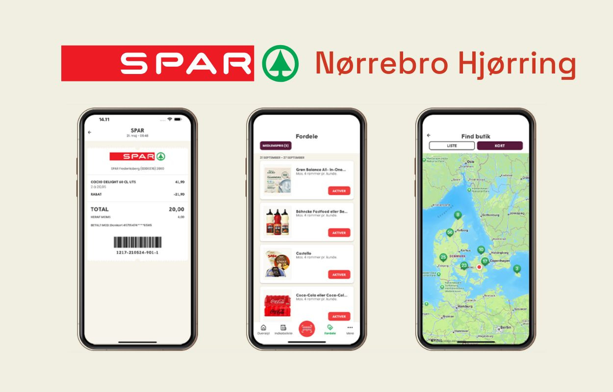 SPAR Nørrebro Hjørring tilbyder store besparelser med appen SPAR SAMMEN