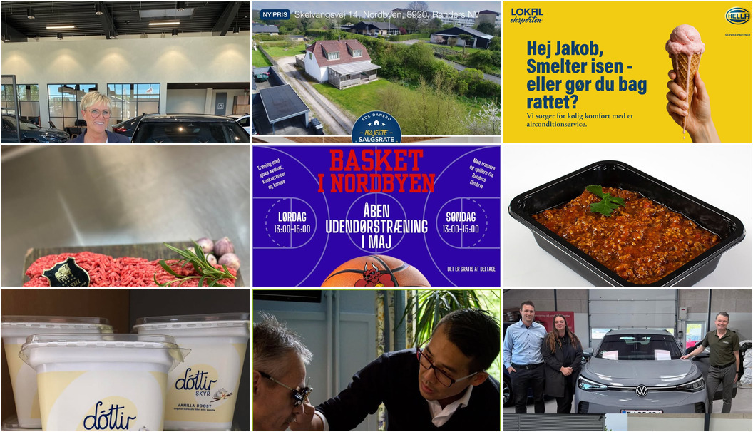 Nyt fra Meny Randers, Slagter Primby, Hjemmeoptik v/Peter F Nielsen og 16 andre