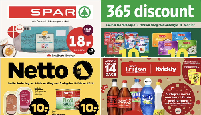 Spier PS vin til 40 kr. og fastelavnsboller til 8 kr. - se ugens lokale tilbud