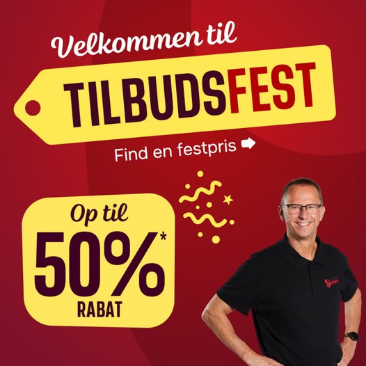 Skousen Holstebro holder tilbudsfest med rabatter på op til 50%