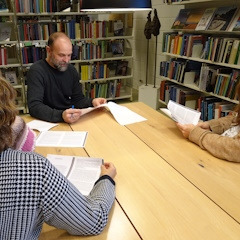 Guidet fælleslæsning på Langeland Bibliotek