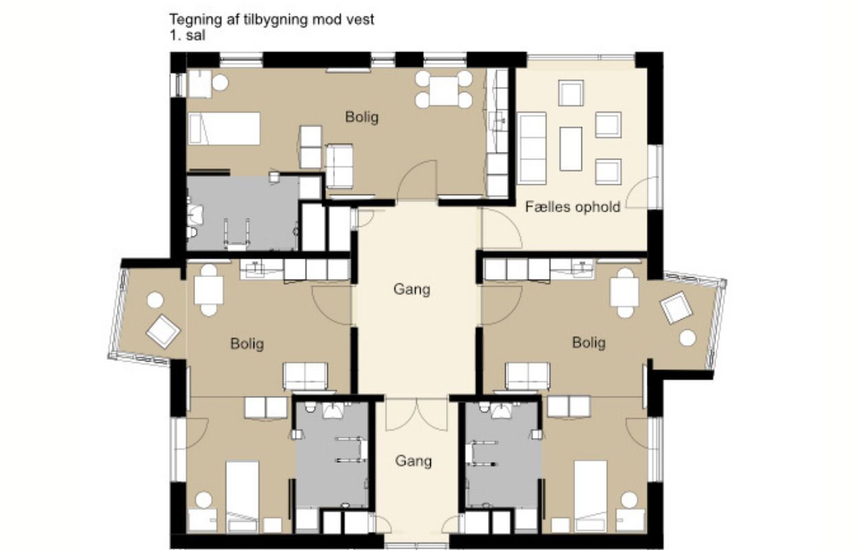 Vesterled Plejecenter i Herning udvides med 16 boliger