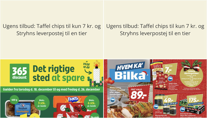 Ugens tilbud: Taffel chips til kun 7 kr. og Stryhns leverpostej til en tier