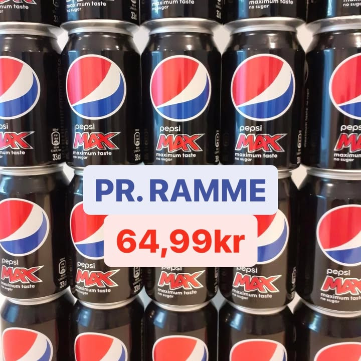Løvbjerg Frederikshavn tilbyder Pepsi Max til specialpris