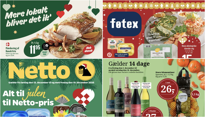 Flæskesteg til kun 8,95 kr. og Lurpak smør til 10,95 kr. - se de lokale dagligvaretilbud