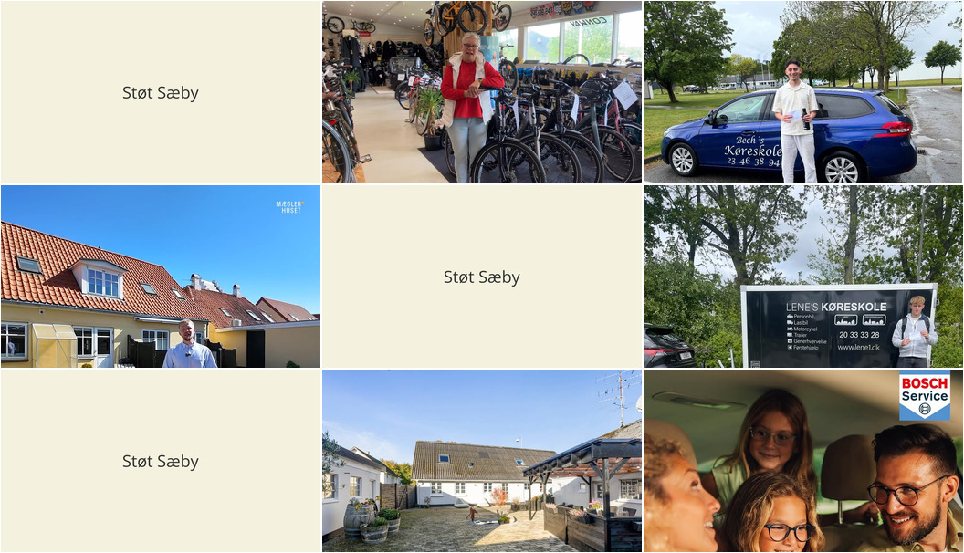 Nyt fra Lene`s Køreskole v/Lene Hansen, Bech's Køreskole, Mæglerhuset Sæby og 3 andre