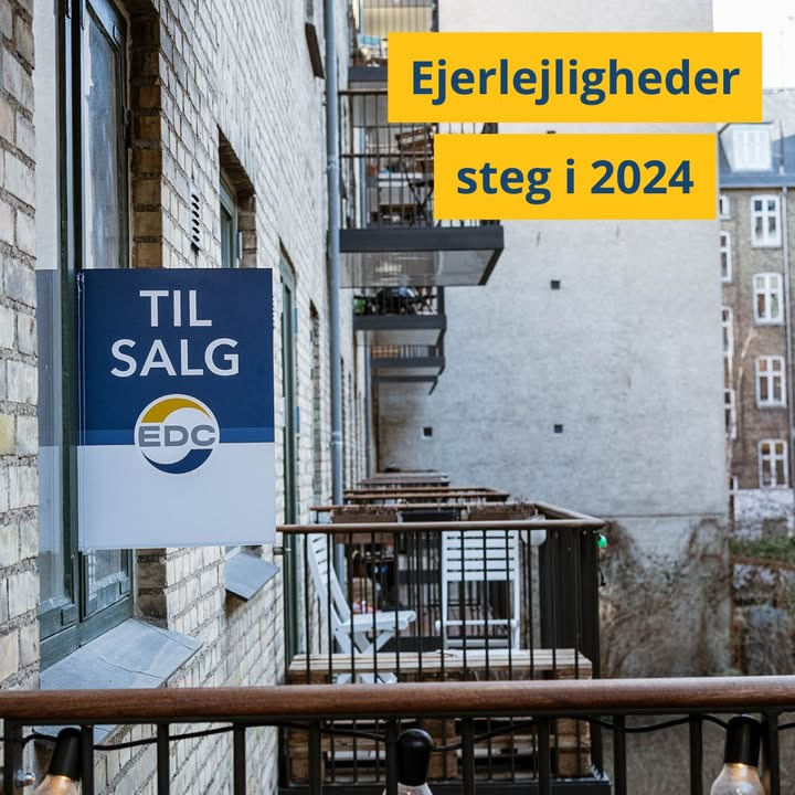 EDC Hedensted: Markant stigning i ejerlejligheder i 2024 – se forskellene i de største byer