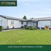 RCN Bolig Silkeborg fremhæver indflytningsklar villa på Funder Kirkevej