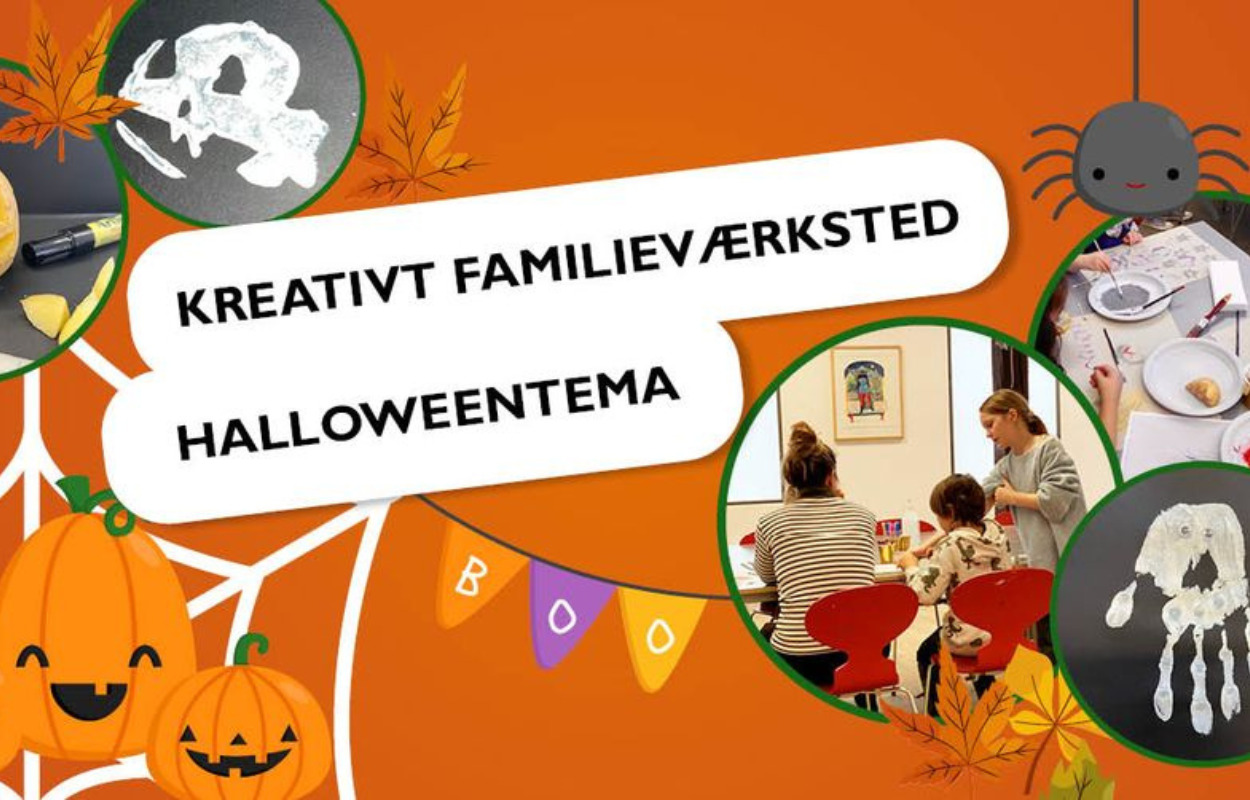 Kom i Halloween-stemning og tag med til Kreativ Familieværksted på Vendsyssel Kunstmuseum