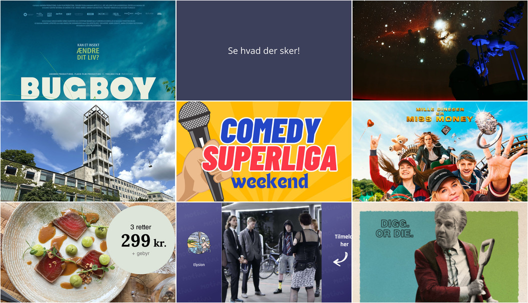 Oplev en spændende weekend i Aarhus: Film, museer og comedy