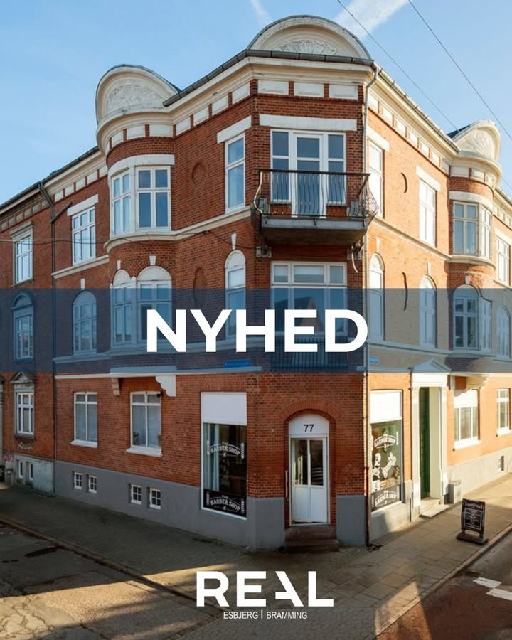 RealMæglerne Esbjerg og Bramming præsenterer ny ejerlejlighed på Nørregade 77