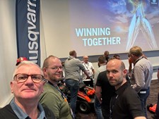 HH Trælast & Byggecenter A/S deltager i Husqvarna årligt konference for at udforske de nyeste maskininnovationer