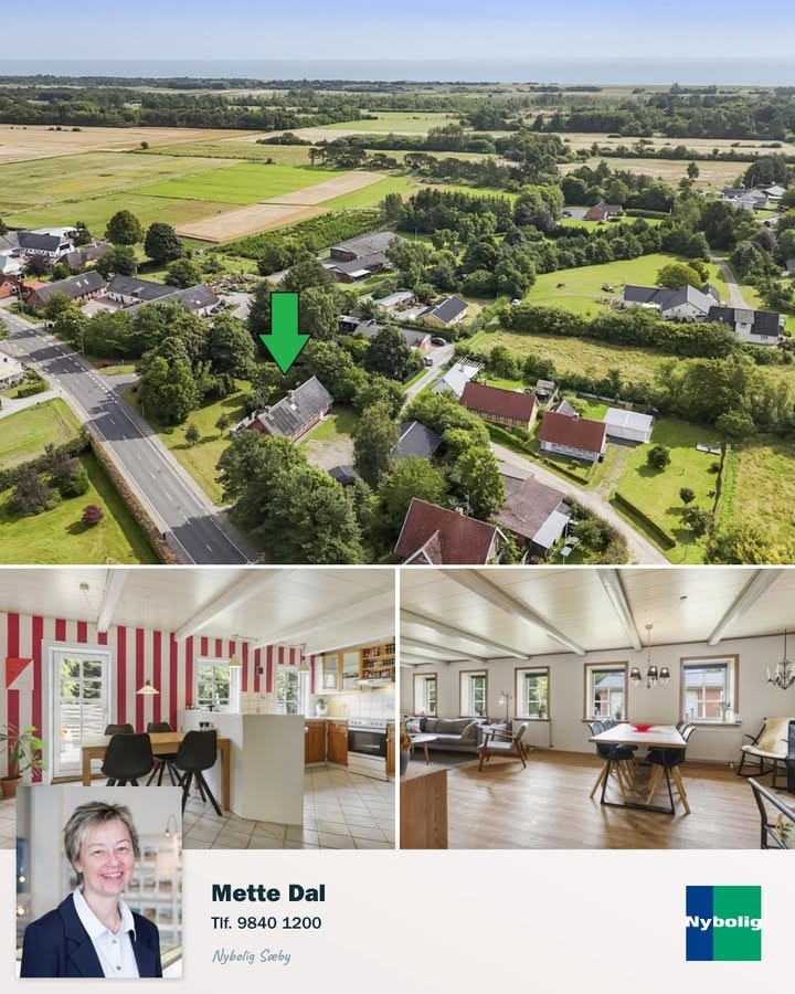 Nybolig Sæby A/S præsenterer drømmehjem med stor garage på Østkystvejen 165