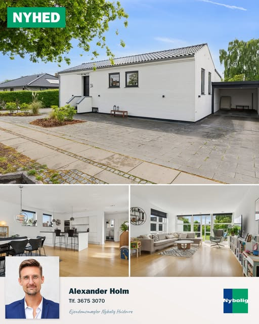 Nybolig Hvidovre - Alexander Holm ApS: Familievenlig villa på Risbjerggårds Alle 34 i Hvidovre til salg