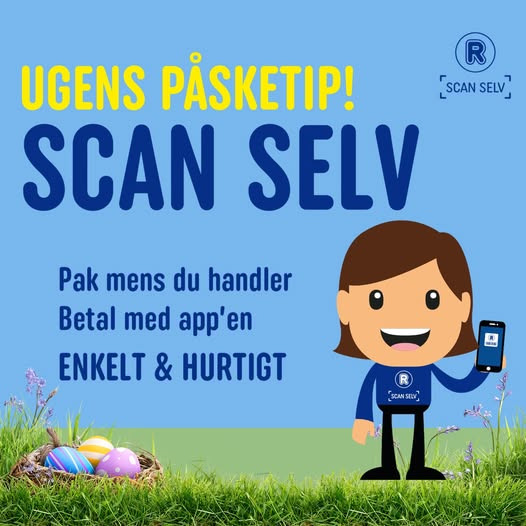 Scan selv og spar tid hos REMA 1000 Hjørring i påsken