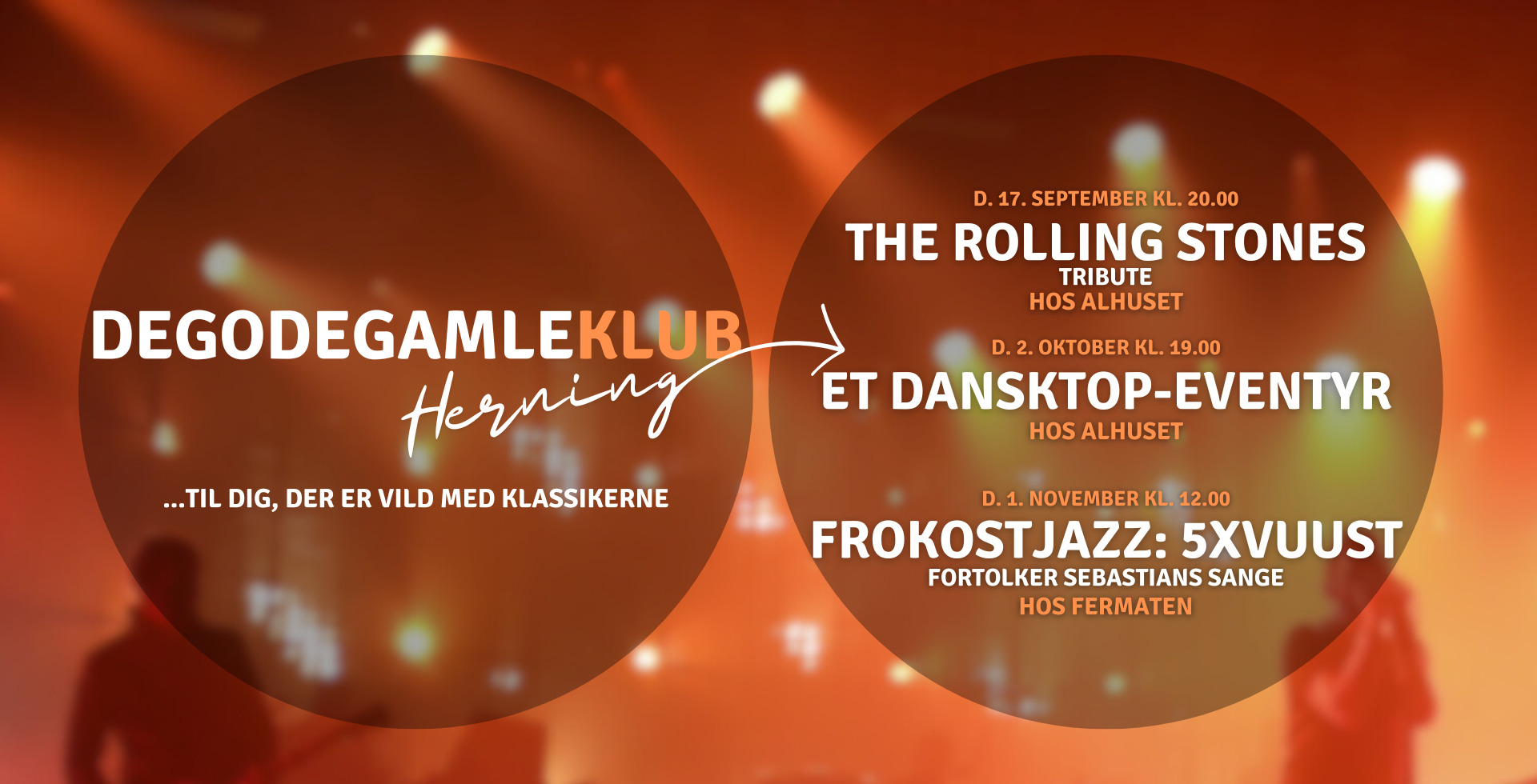 KulturklubHerning byder på musik, komik og nostalgi