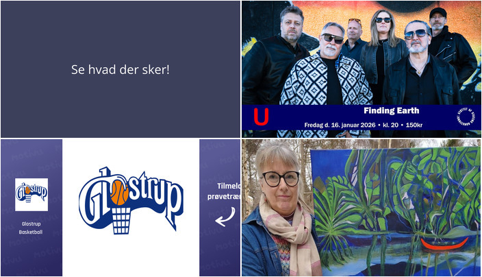 Oplev musik, sport og kunst i Glostrup denne weekend