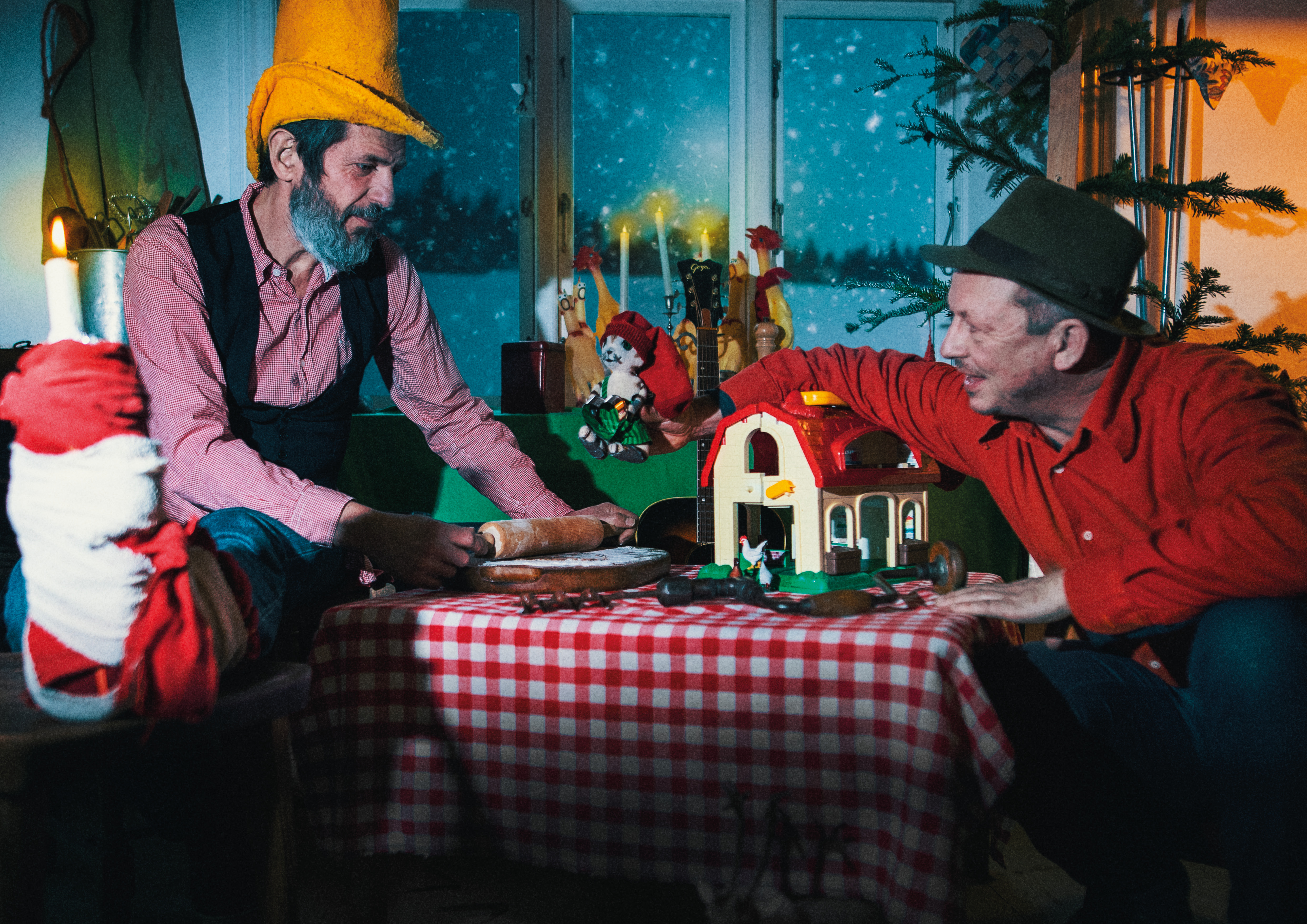 Julestemning med Peddersen og Findus på Lynge Bibliotek