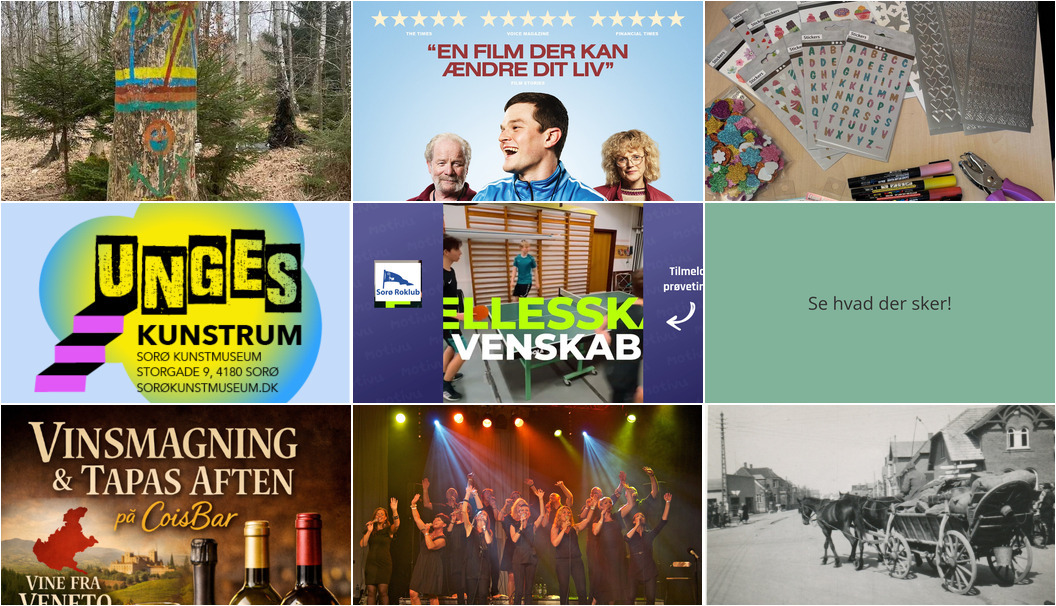 Udforsk historien, kunst og kultur i Sorø: Begivenheder i den kommende uge