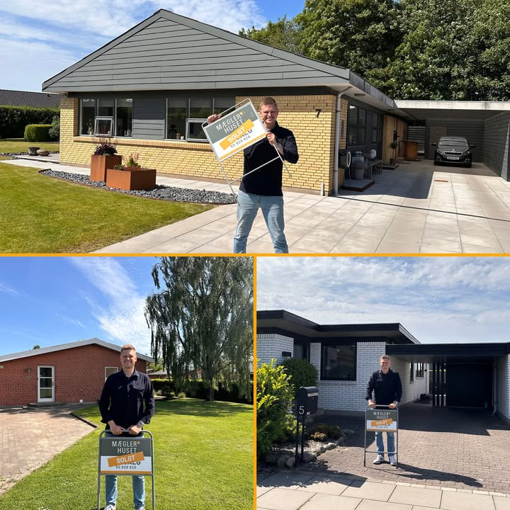 Mæglerhuset Brønderslev fejrer hattrick i boligsalg med Kasper i topform