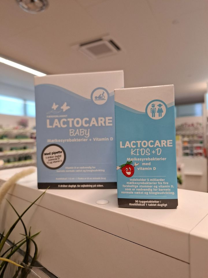 Lactocare-tilbud til børn hos Ikast Apotek: Mælkesyrebakterier til ekstra god pris indtil 23. oktober
