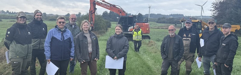 Første lavbundsprojekt i Frederikshavn sætter gang i klima- og naturforbedringer ved Søholt