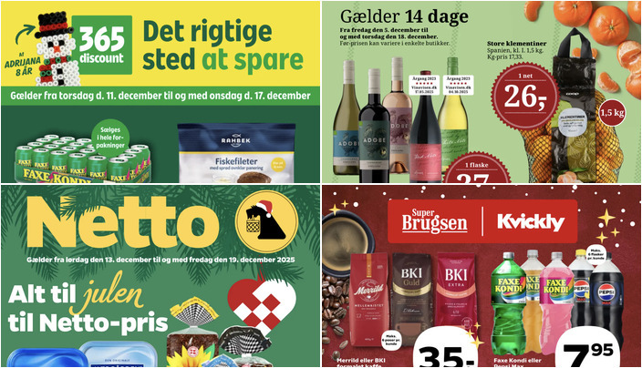 Super tilbud på Rahbek fiskefileter til 10 kr. og Kærgården smør til 7,50 kr.