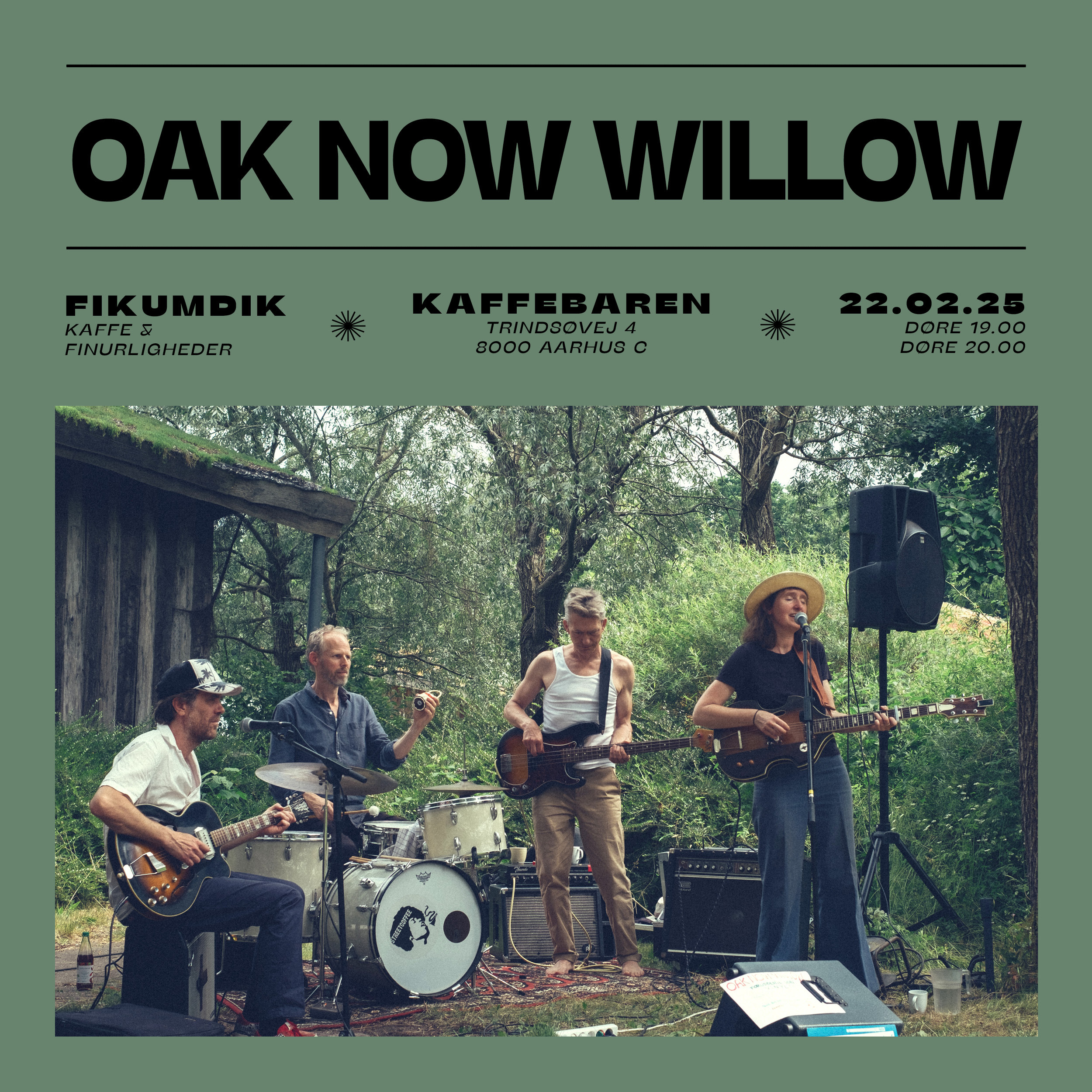 Oak Now Willow vender tilbage til Aarhus med ny musik