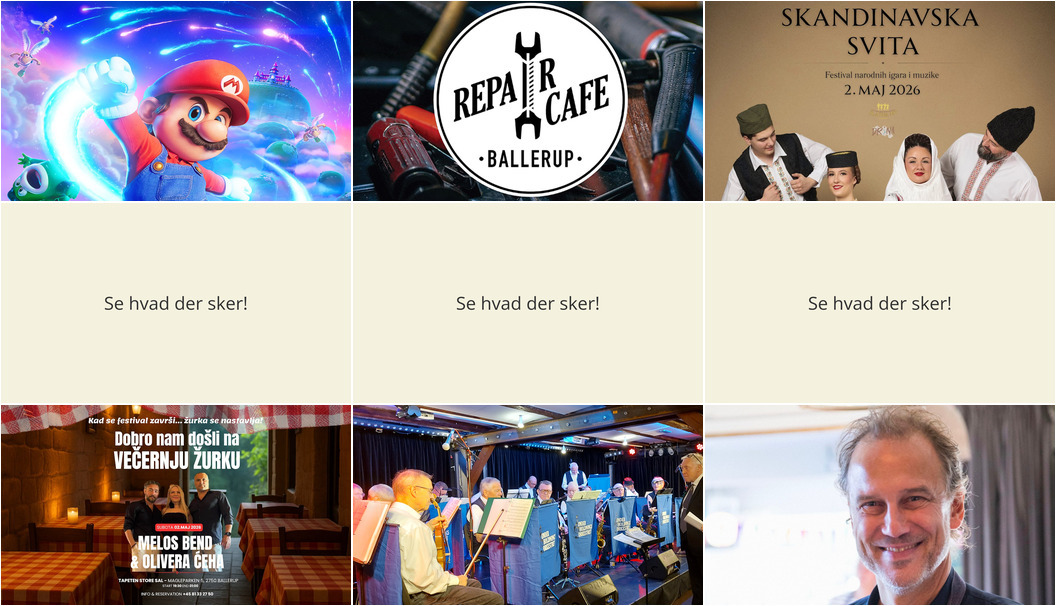 Begivenheder i Ballerup: Film, Folkedans og Musik