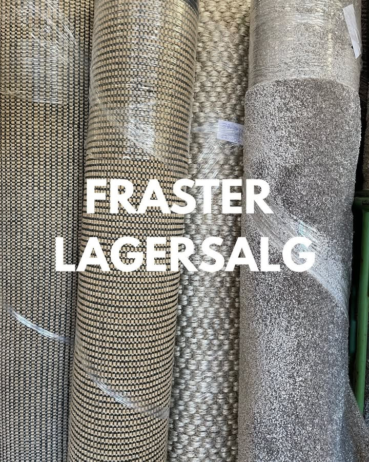 Gør et kup på Fraster tæppe lagersalg i Silkeborg med Lagersalg.com