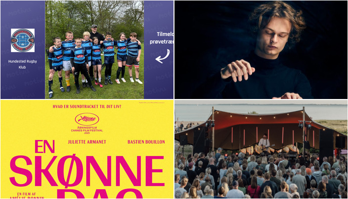 Oplev rugbytræning, musikalsk poesi og film i Hundested - Ugen der kommer