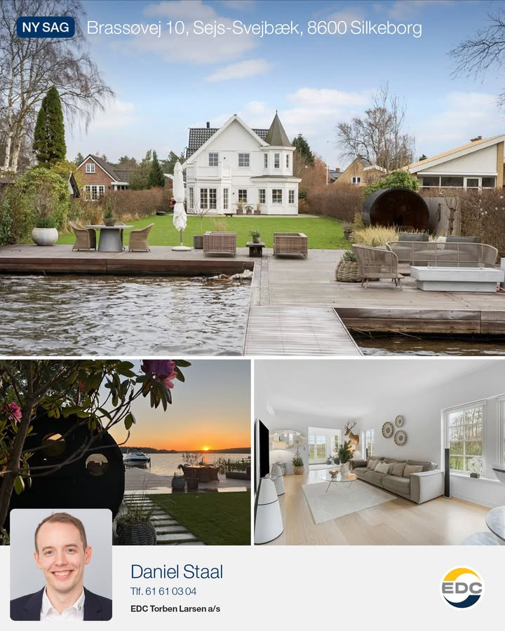 Nyhed fra EDC Torben Larsen: Drømmevilla med søudsigt og moderne luksus i Sejs-Svejbæk